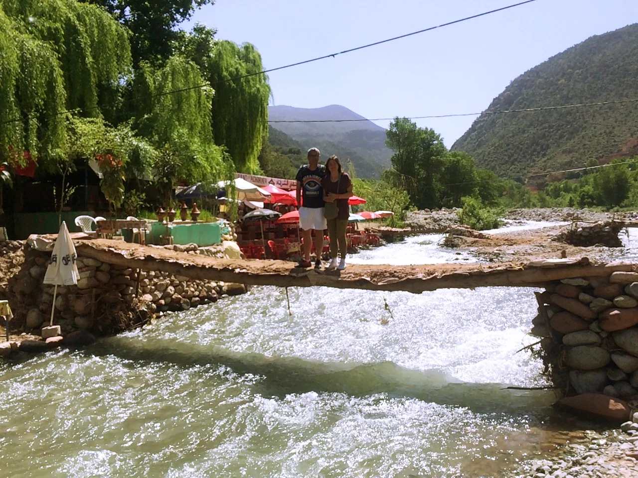 Ourika Valley, Morocco destination travel view