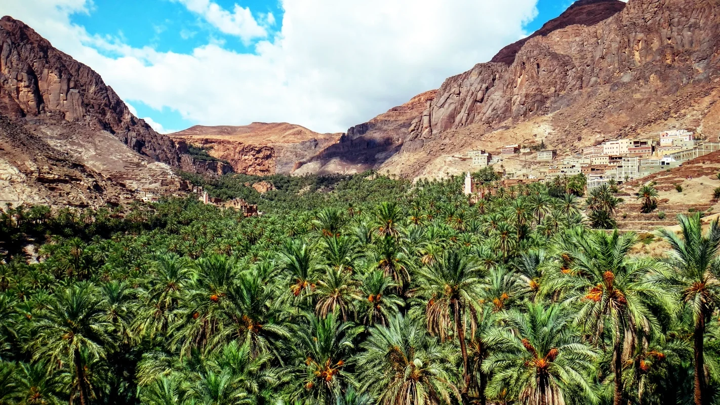 Draa Valley, Morocco destination travel view